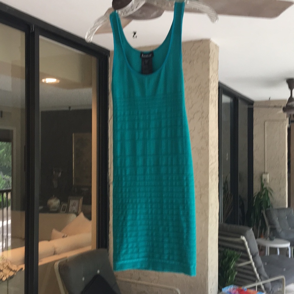 Bebe Bodycon Green Mini Dress